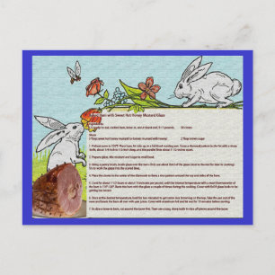 Baked Ham Easter Recipe Card