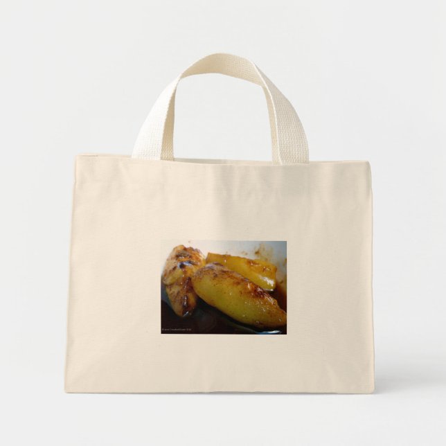 Baked pears mini tote bag (Front)