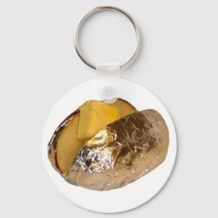 Baked Potato Key Ring