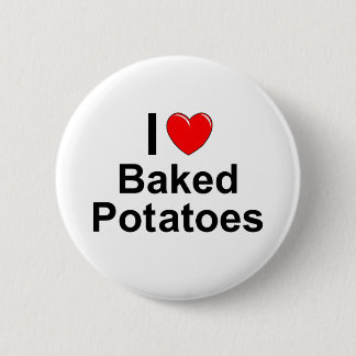 Baked Potatoes 6 Cm Round Badge