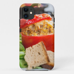 Baked stuffed peppers with meat sauce and cheese iPhone 11 case