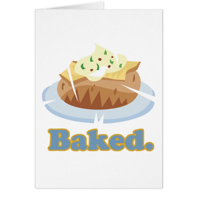 BAKED text baked potato (Front)