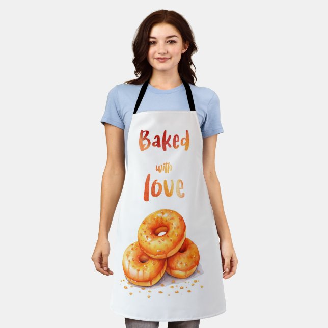 Baked With Love Apron (Worn)