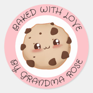 Baked with Love by Personalised Food Labels