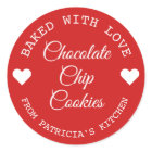Baked With Love Choco Cookies Red And White 