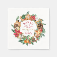 Baked with love Gingerbread wreath Christmas