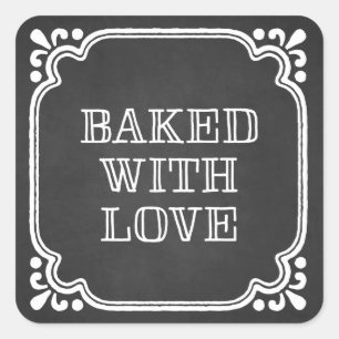 Baked with Love   Holiday Baked Goods Stickers