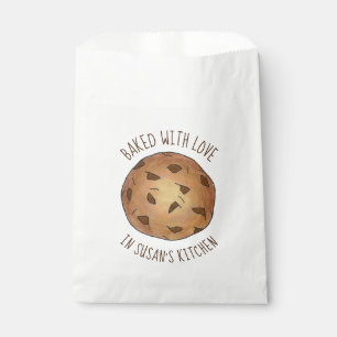 Baked With Love Homemade Chocolate Chip Cookies Favour Bag