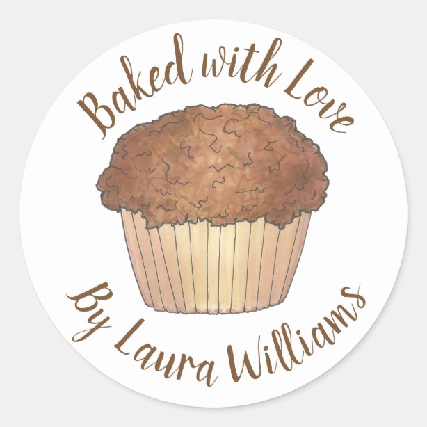 Muffin Stickers | Zazzle AU