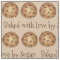 Baked with Love Personalised Chocolate Chip Cookie