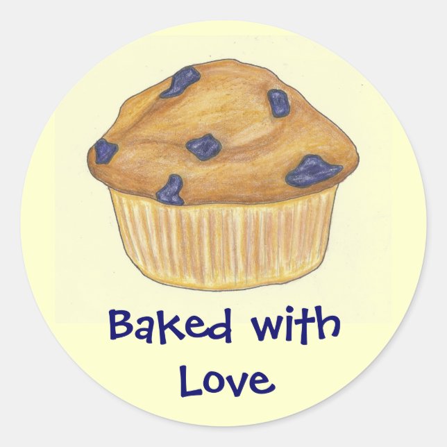 Baked with Love Sticker (Front)