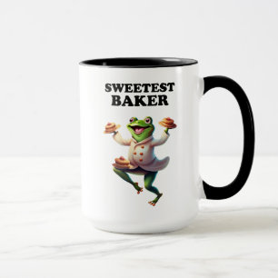 baker 4 frog, cook, toad, AI generated mug