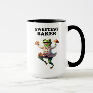 baker 4 frog, cook, toad, AI generated mug