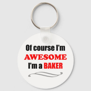 Baker Awesome Family Key Ring