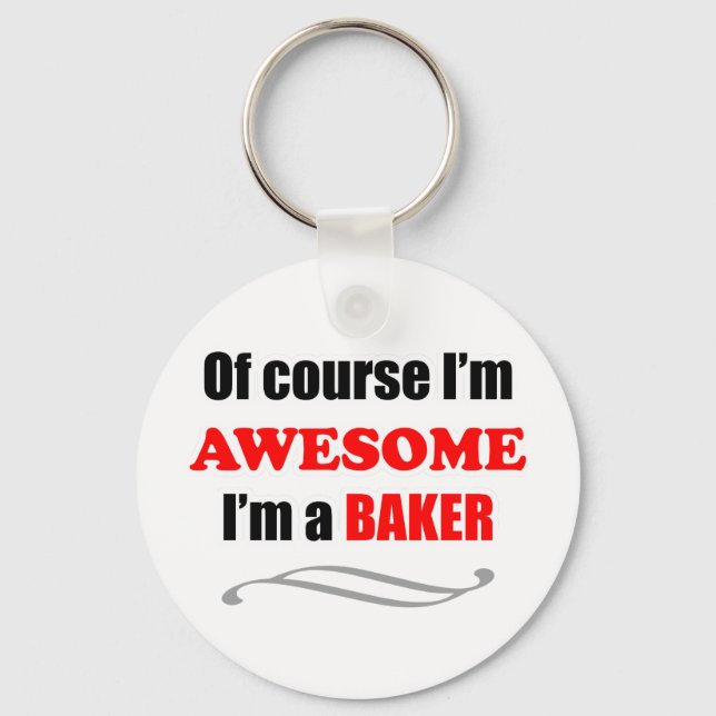 Baker Awesome Family Key Ring (Front)