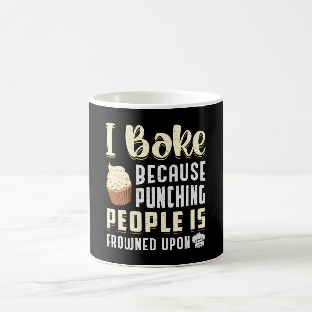 Baker Bakery Bake Cake Baking Bread Gift Idea Coffee Mug (Center)