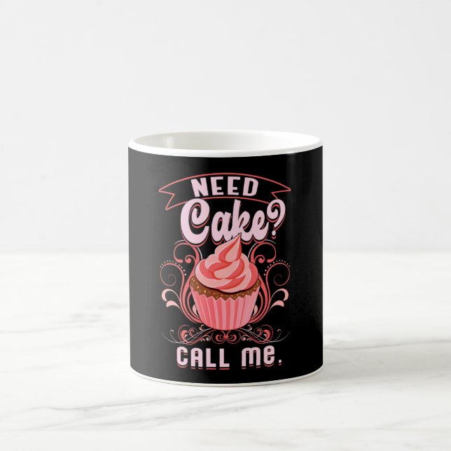 Baker Bakery Baking Bake Cake Bread Gift Idea Coffee Mug (Center)