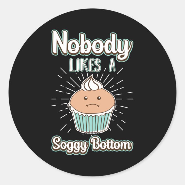 Baker Bakery Baking Cake Bread Bake Gift Idea Classic Round Sticker (Front)