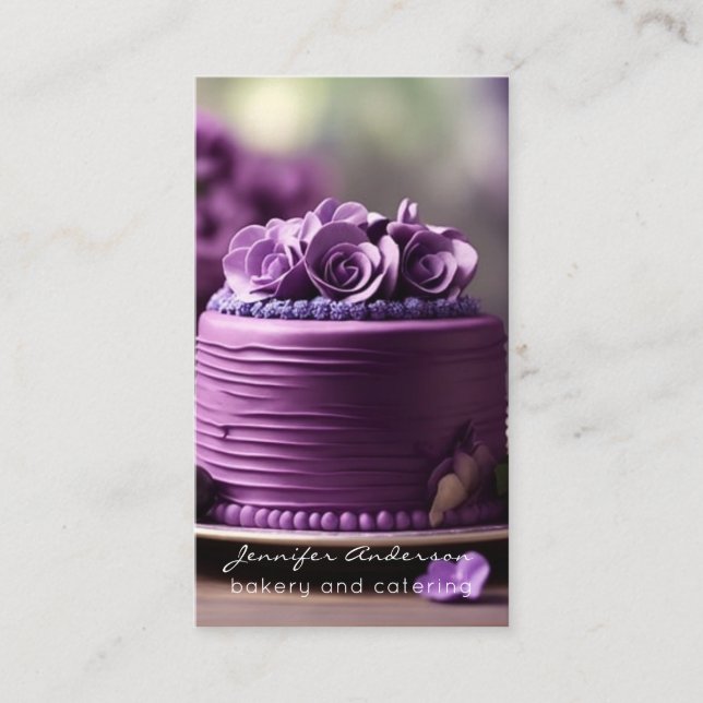 Baker Bakery Business Cards (Front)