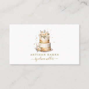 Baker Bakery Pastry Chef Cake  Business Card