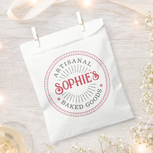 Baker Bakery Pastry Chef Catering Favour Bag