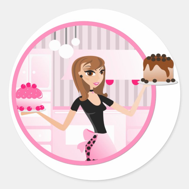 Baker/Bakery/Pastry Chef Stickers (Front)