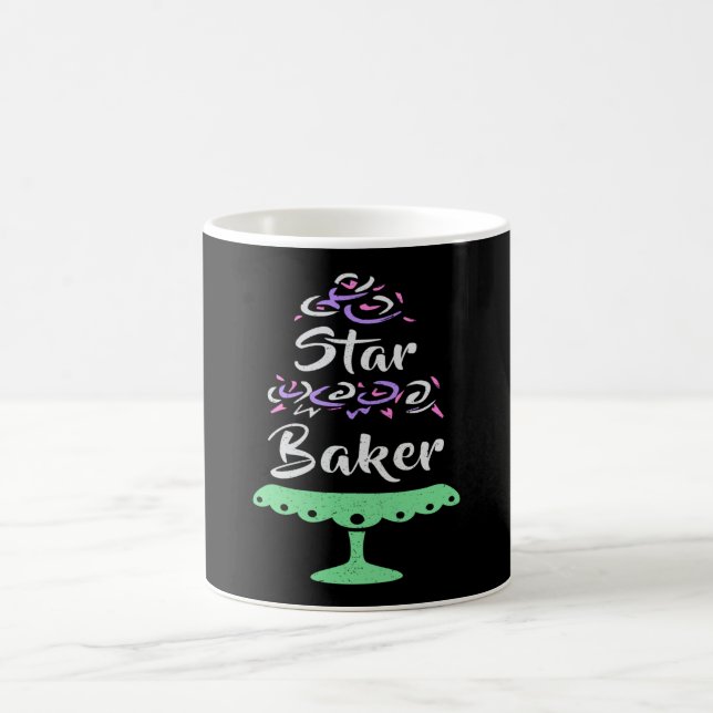 Baker Baking Bakery Cake Bread Bake Gift Idea Coffee Mug (Center)