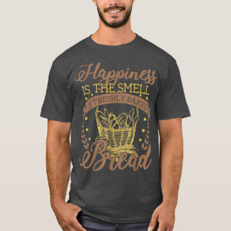 Baker baking sourdough buns baking profession 129 T-Shirt