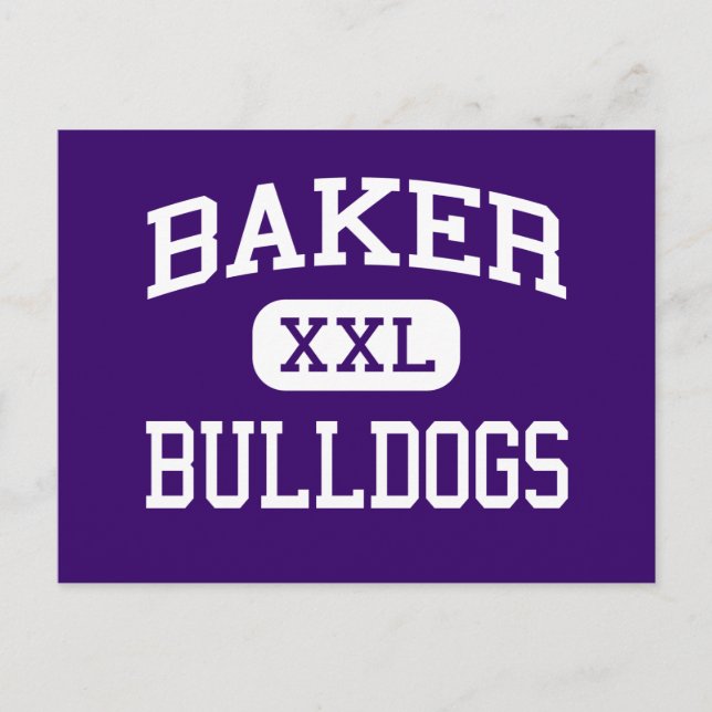 Baker - Bulldogs - Senior - Baker City Oregon Postcard (Front)