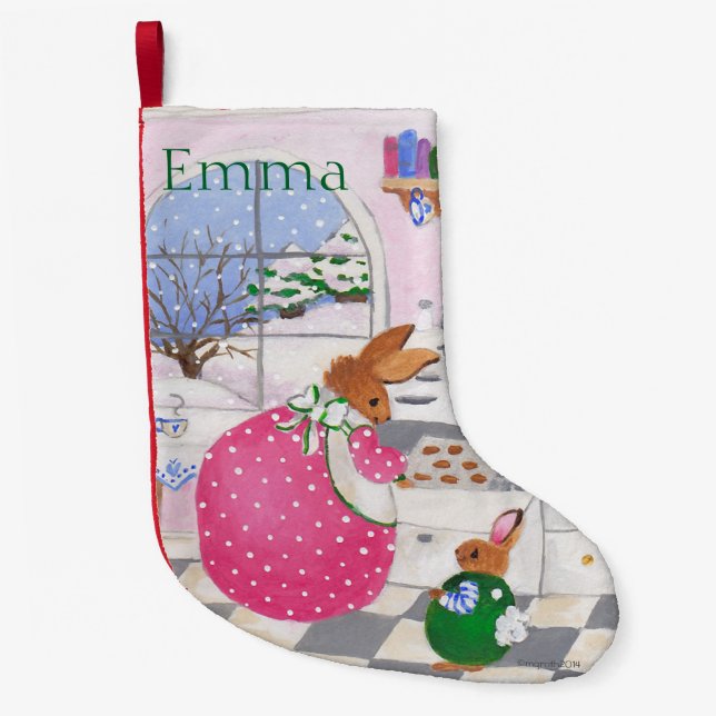 Baker Bunny Stocking (Front)