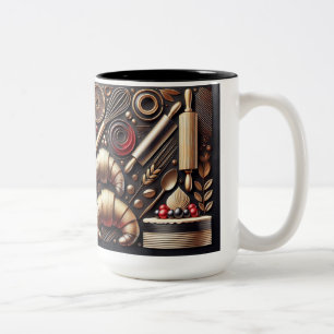 Baker & Cake Artist Two-Tone Coffee Mug