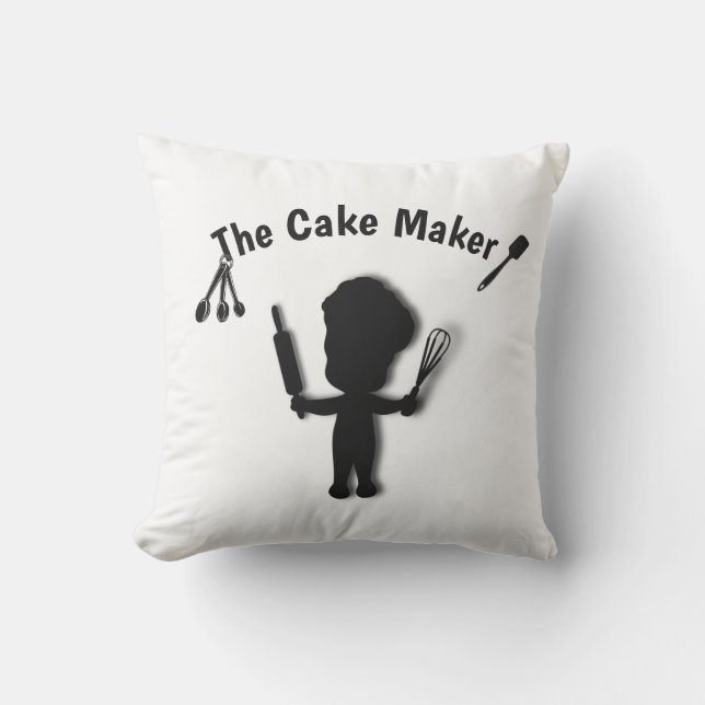 Baker Cake Maker Cushion (Front)