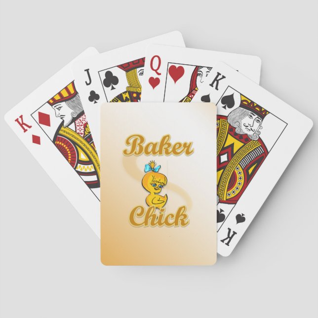 Baker Chick Playing Cards (Back)