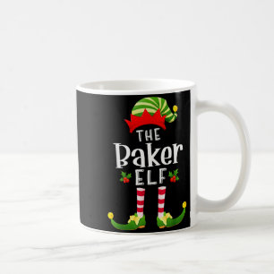 Baker Christmas Elf Matching Pajama X-mas Party  Coffee Mug