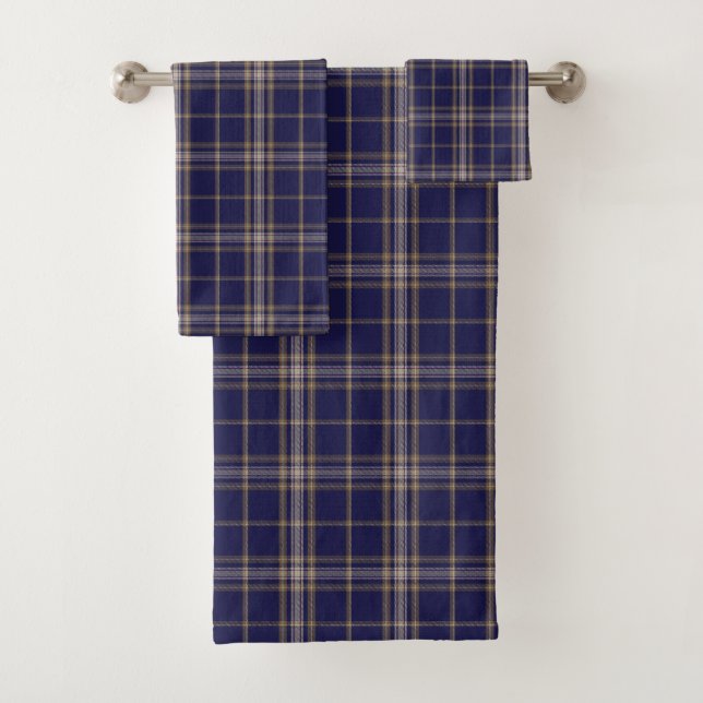 Baker Clan Plaid Bath Towel Set (Insitu)