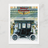 Baker Electric Cars - Vintage Ad