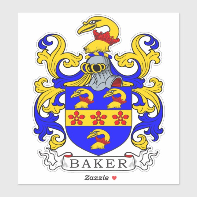 Baker Family Crest (Sheet)