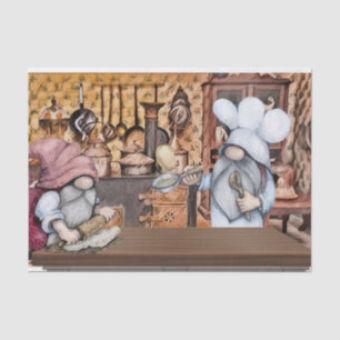 Baker Gnomes Tissue Paper