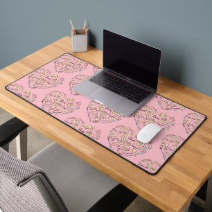 Baker Heart Funny Bakery Baking Pastry Chef Desk Mat
