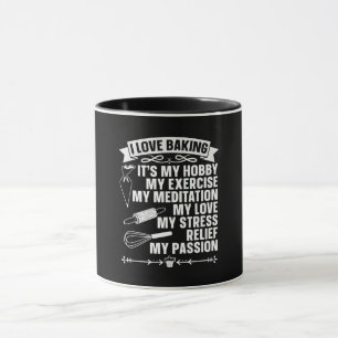 Baker I Love Baking Bakery Chef Cupcake Bake Mug