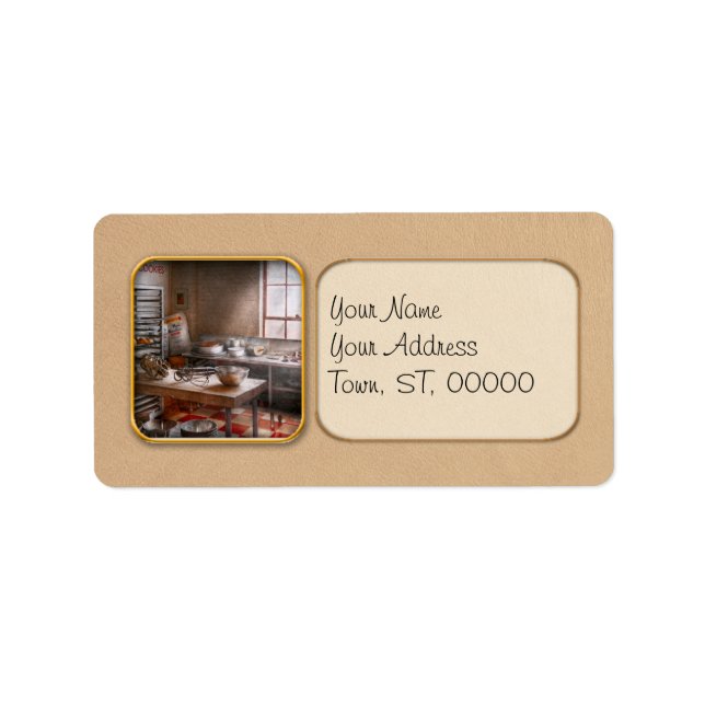 Baker - Kitchen - The commercial bakery Label (Front)