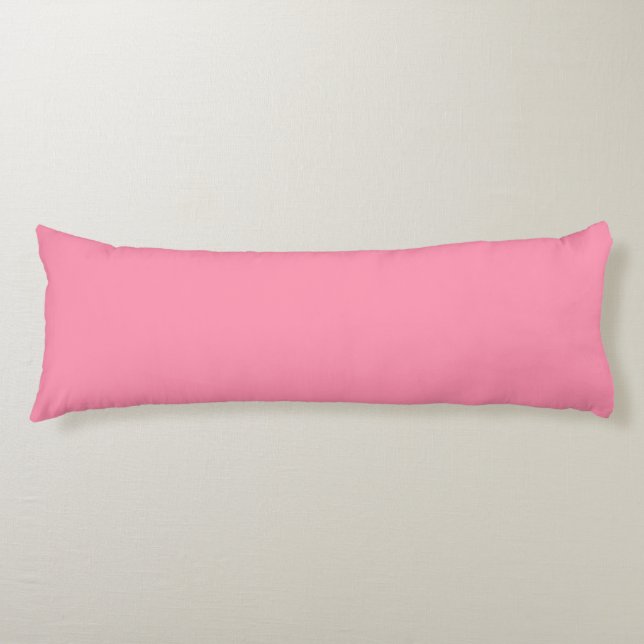 Baker-Miller pink (solid colour)  Body Cushion (Front)