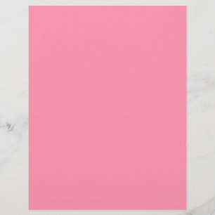 Baker-Miller pink (solid colour) Custom Letterhead