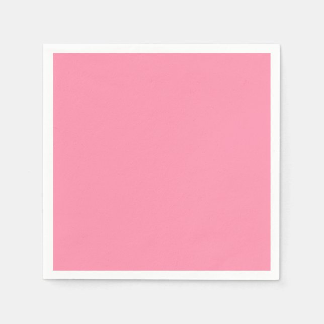 Baker-Miller pink (solid colour) Napkin (Front)
