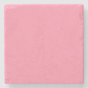 Baker-Miller Pink Solid Colour Stone Coaster