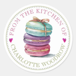 Baker Pastry Chef Cookies Food Label Sticker