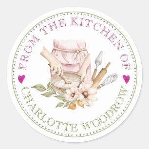 Baker Pastry Chef Tools Food Label Sticker