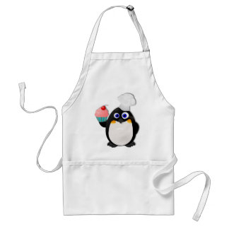 Baker Penguin with Cupcake II Standard Apron