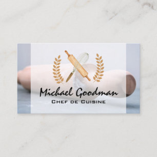 Baker   Restaurant Manager   Chef Business Card