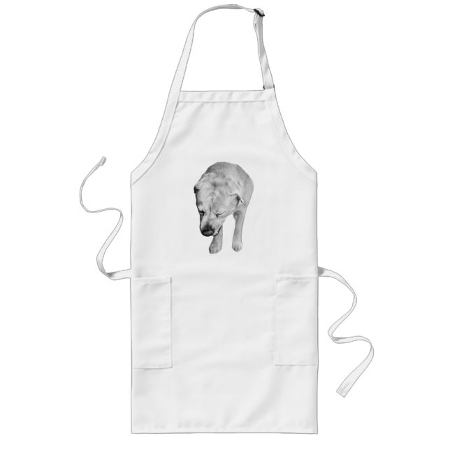 Baker’s Buddy, Shaded Lab Joy Long Apron (Front)